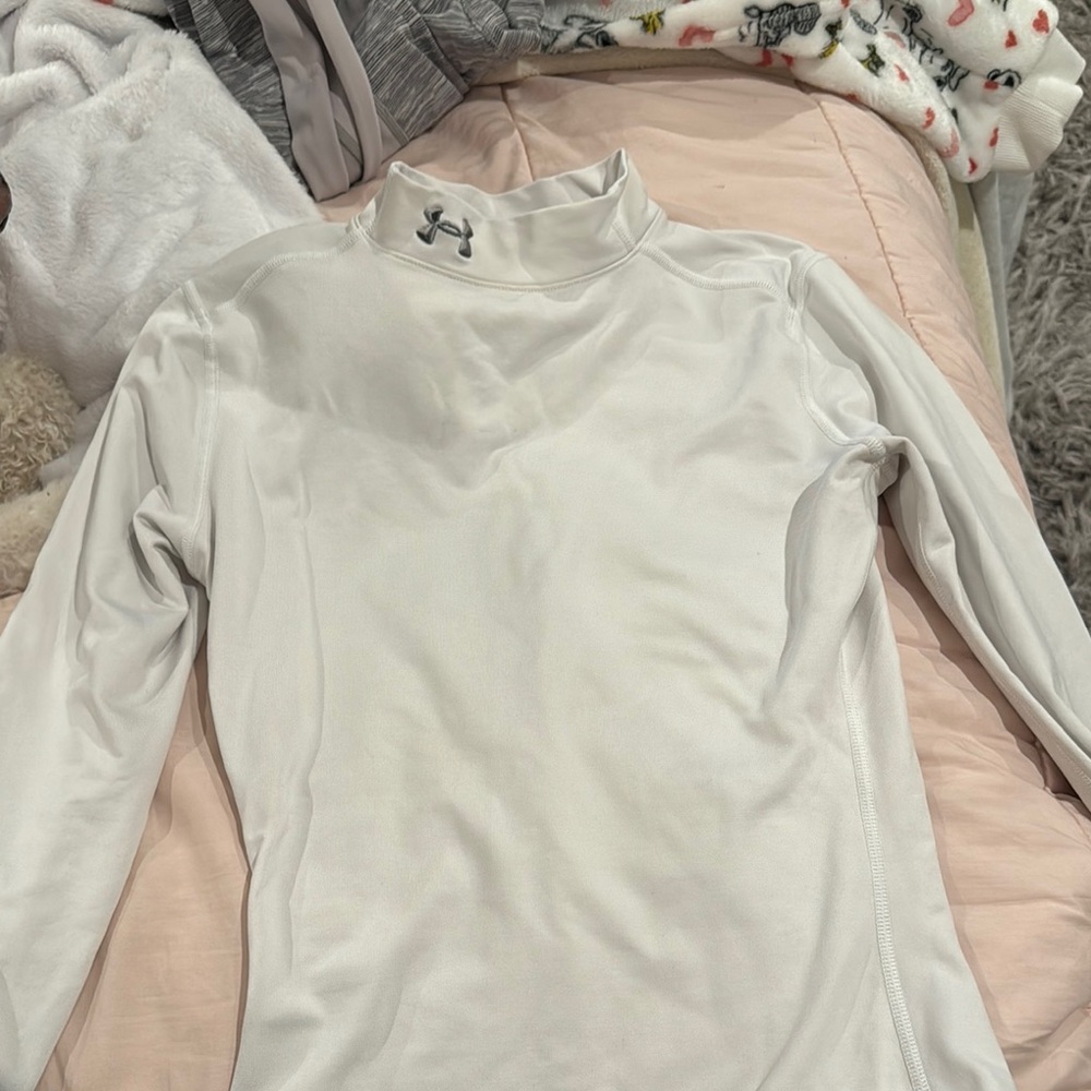 Under Armour White Long Sleeve Top